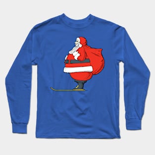 Santa Claus is Going to Ski! Long Sleeve T-Shirt